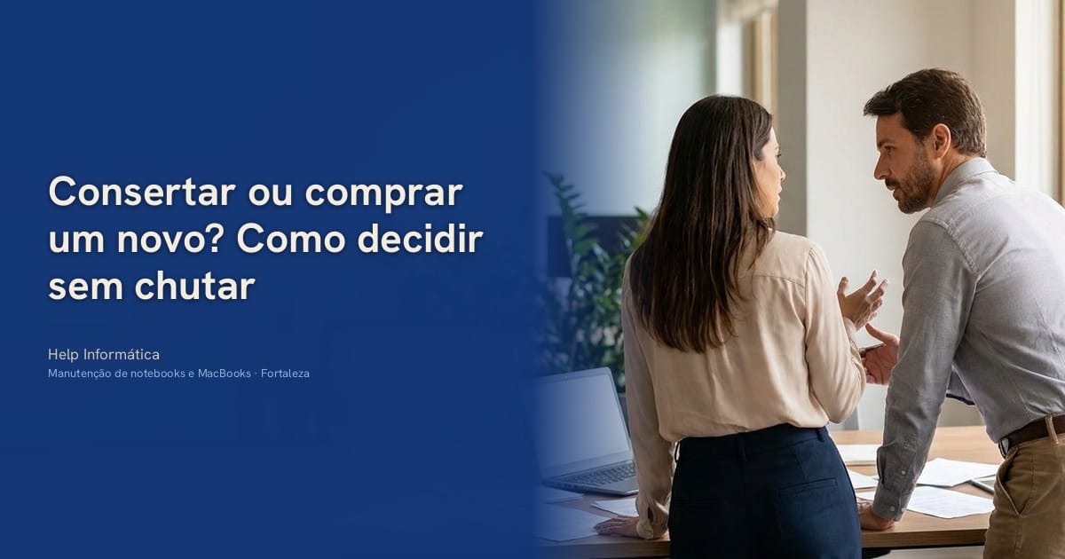 Consertar ou comprar um novo? Como decidir sem chutar